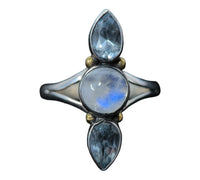 Rainbow Moonstone Ring