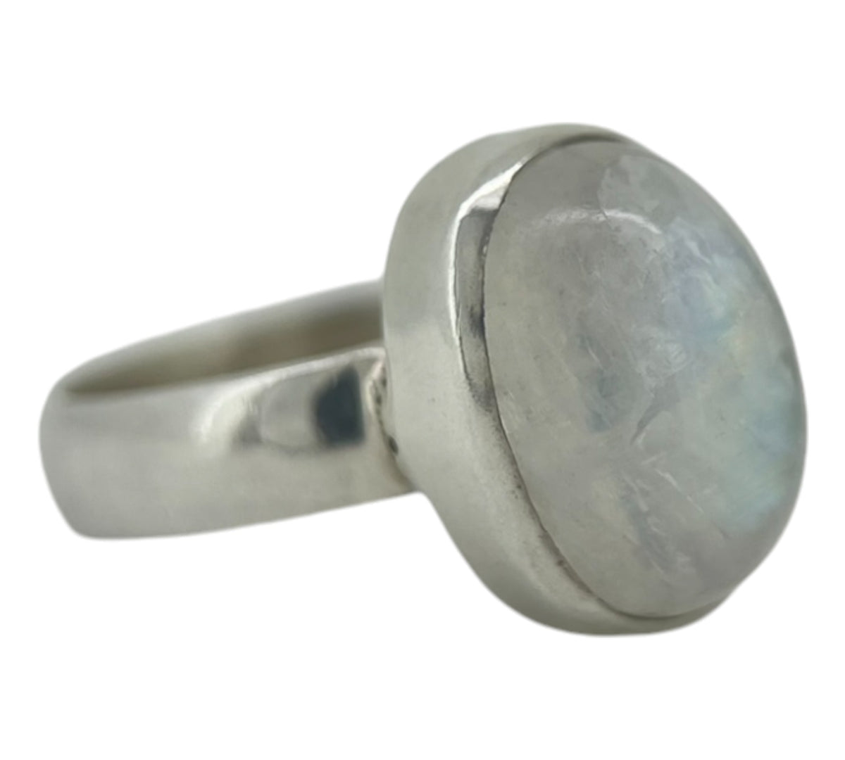 Rainbow Moonstone Ring