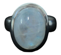 Rainbow Moonstone Ring