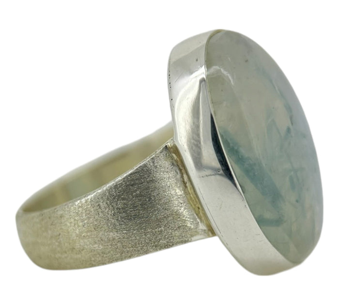 Rainbow Moonstone Ring