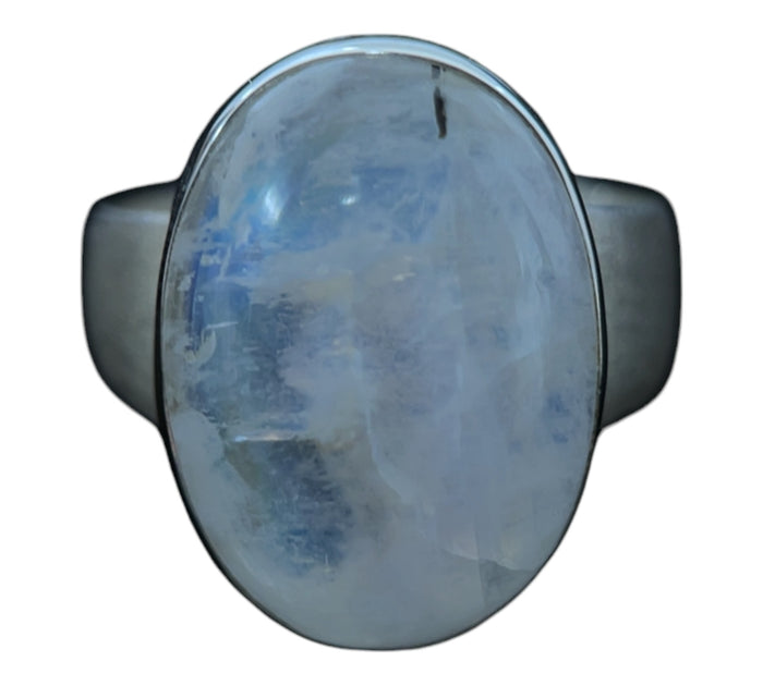 Rainbow Moonstone Ring