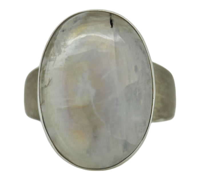 Rainbow Moonstone Ring