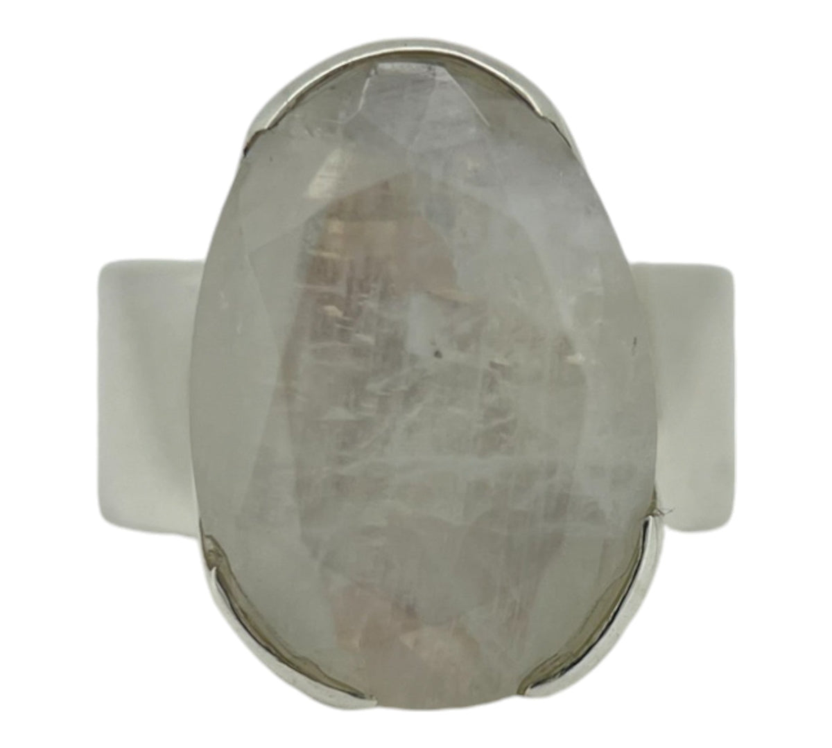 Rainbow Moonstone Ring