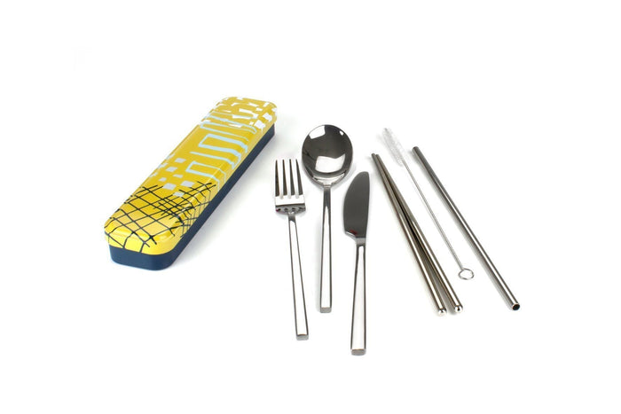RetroKitchen Abstract Stainless Steel Cutlery Set RetroKitchen Cutlery, Cutlery Set, Flatware, Flatware Set, RetroKitchen