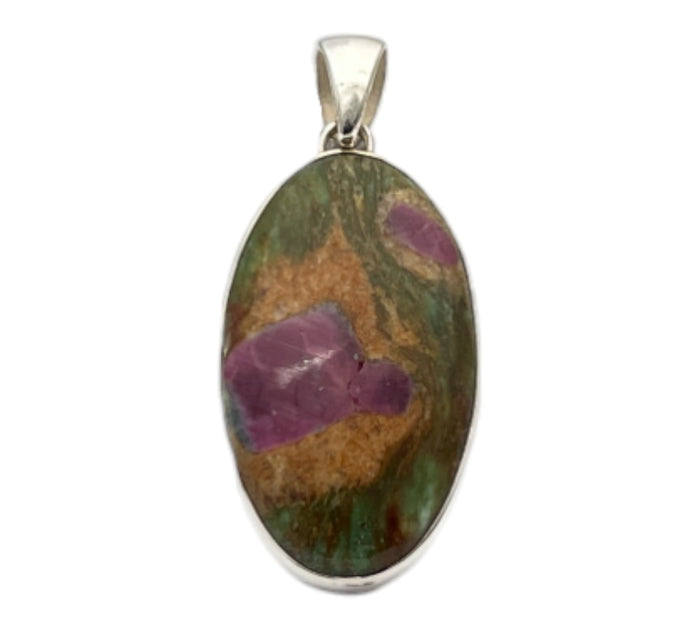 Ruby Fuchsite Pendant