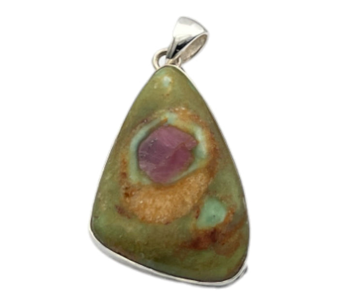 Ruby Fuchsite Pendant