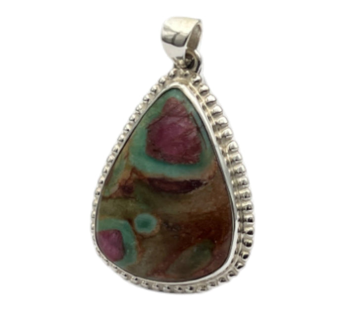 Ruby Fuchsite Pendant