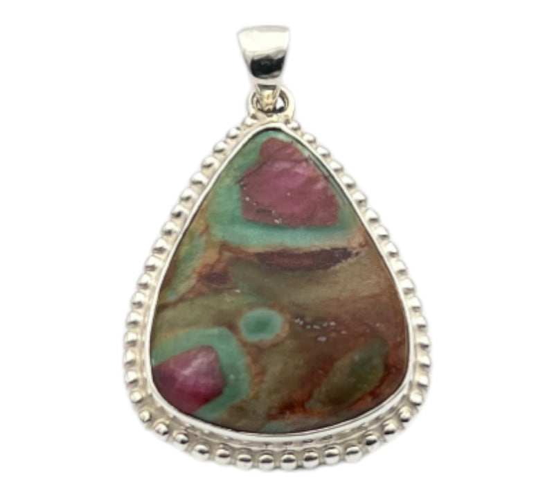 Ruby Fuchsite Pendant