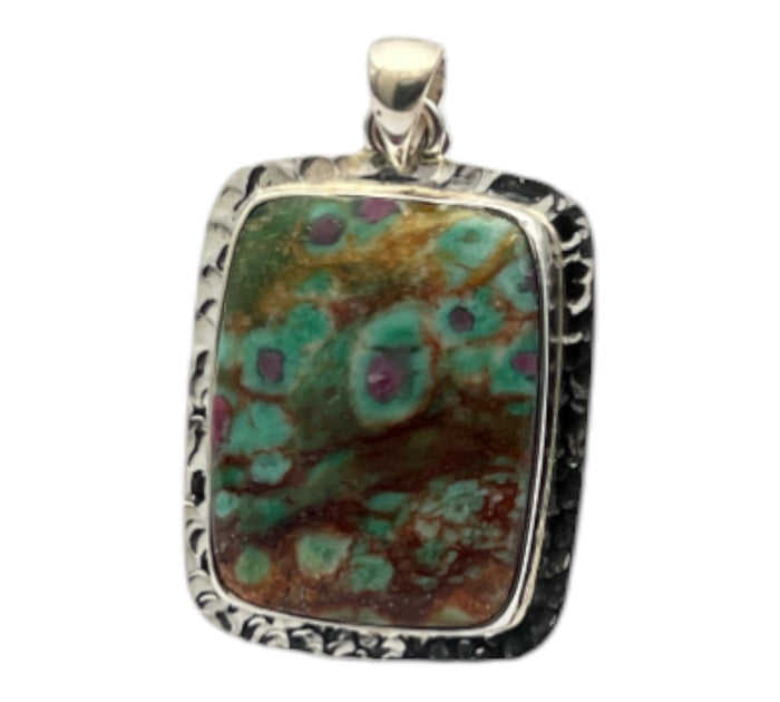 Ruby Fuchsite Pendant