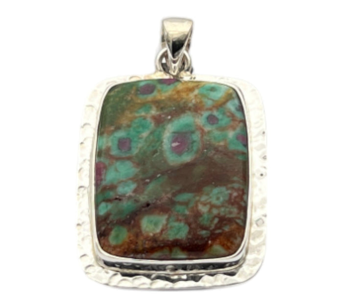 Ruby Fuchsite Pendant