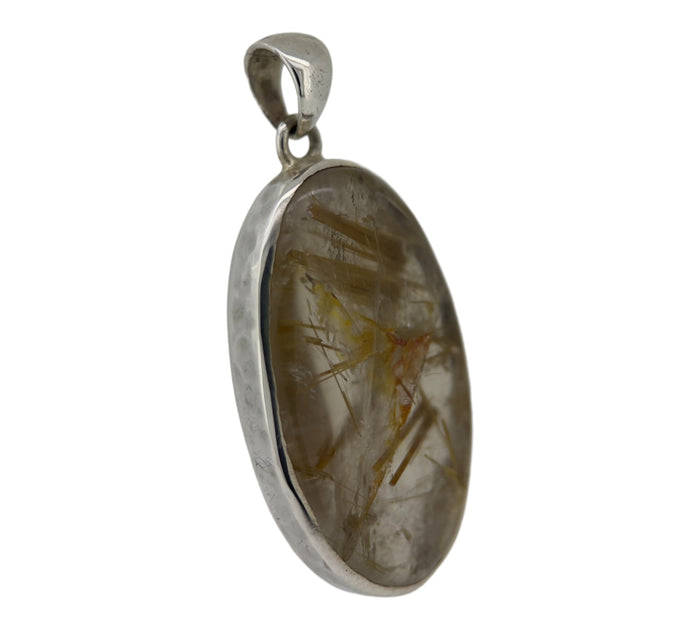 Rutilated Quartz Pendant