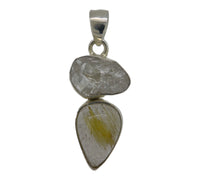 Rutilated Quartz Pendant