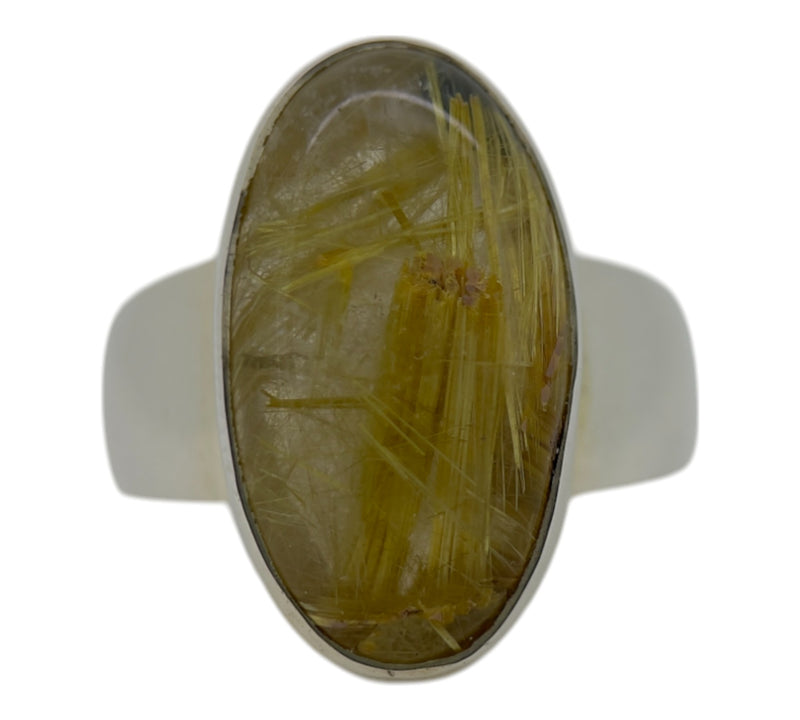 Rutilated Quartz Ring