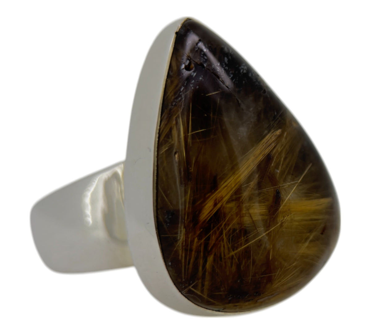 Rutilated Quartz Ring