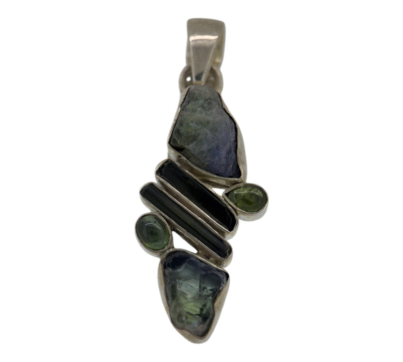 Sapphire & Tourmaline Pendant