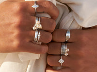 Solstice Ring Midsummer Star Midsummer Star, Ring, Sterling Silver