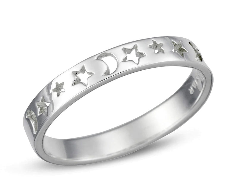 Star Phase Ring Midsummer Star Midsummer Star, Sterling Silver, Sterling Silver Ring