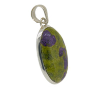 Stichtite In Serpentine Pendant