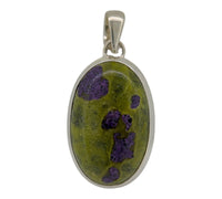 Stichtite In Serpentine Pendant