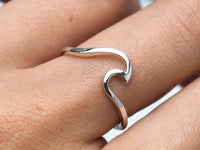 Surf Wave Ring Midsummer Star Midsummer Star, Sterling Silver, Sterling Silver Ring