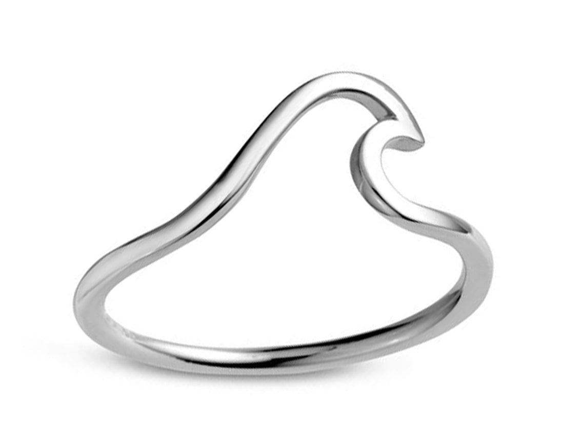 Surf Wave Ring Midsummer Star Midsummer Star, Sterling Silver, Sterling Silver Ring