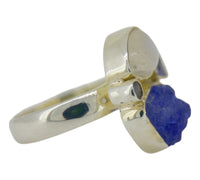 Tanzanite & Rainbow Moonstone Ring