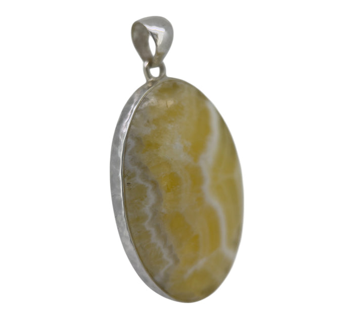 Zebra Calcite Pendant