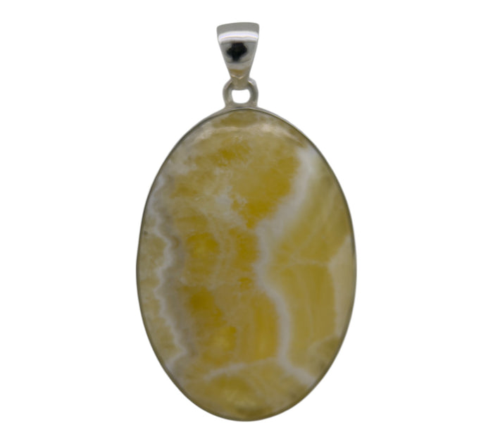 Zebra Calcite Pendant