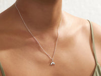 Avalon Whale Tail Necklace Midsummer Star Midsummer Star, Sterling Silver, Sterling Silver Necklace