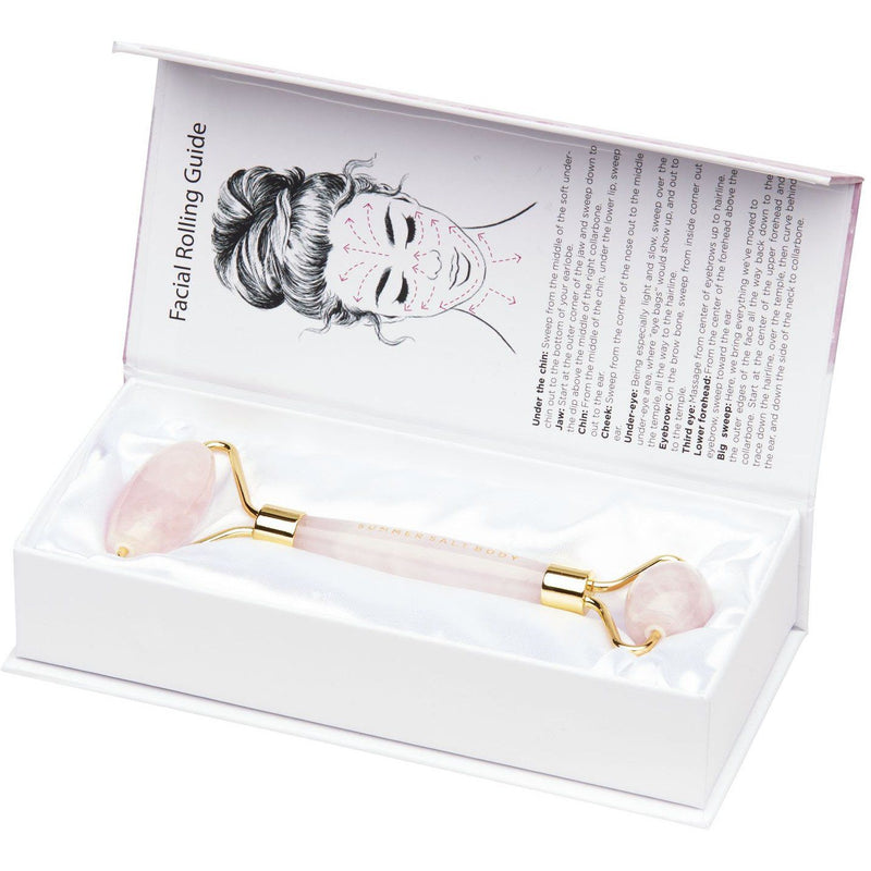 Facial Roller - Rose Quartz Summer Salt Body Crystals, Crytsal Facial Roller, Facial Roller, Rose Quartz, Rose Quartz Facial Roller, Summer Salt Body